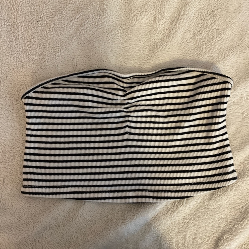stripped tube top